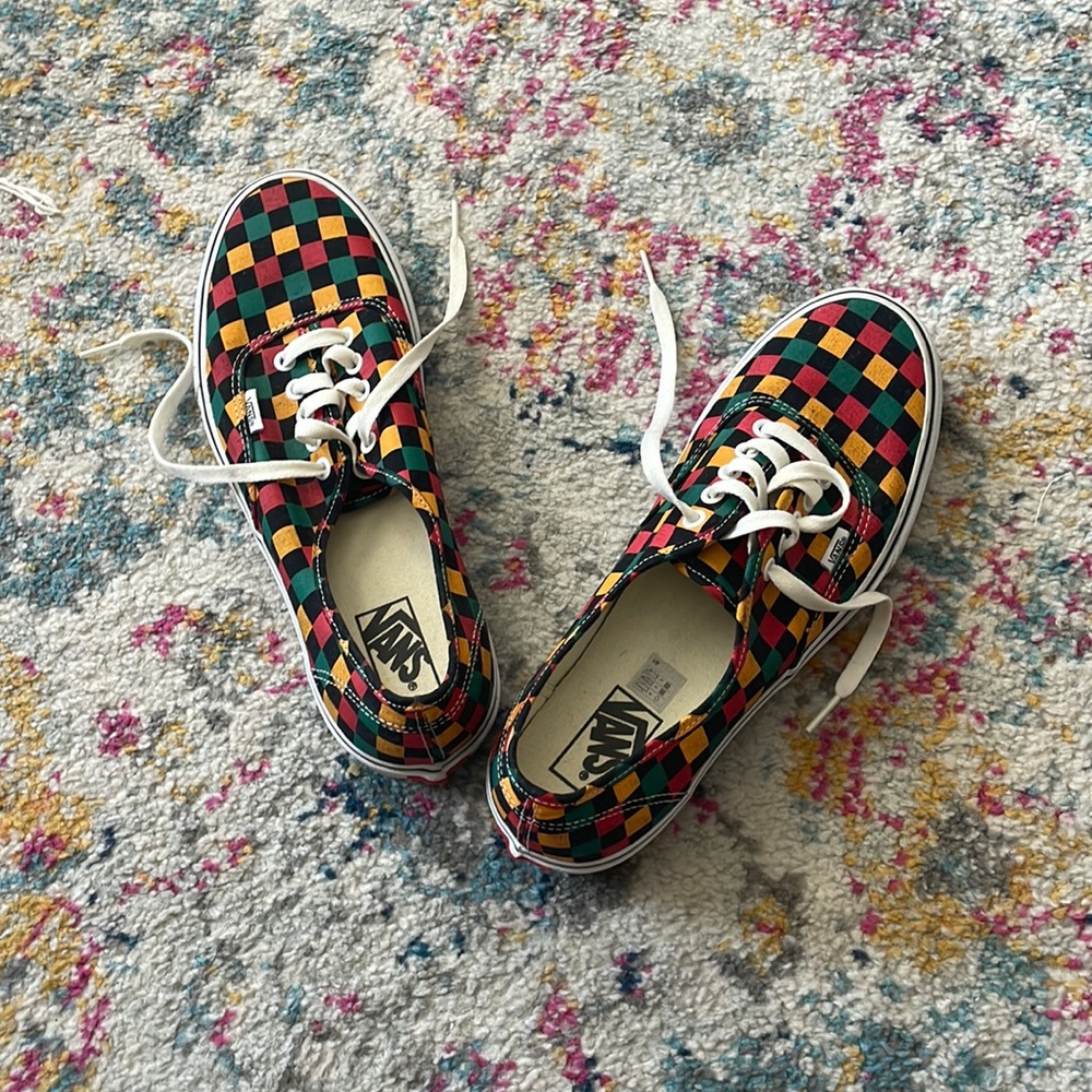 Size 11 Checkered Vans